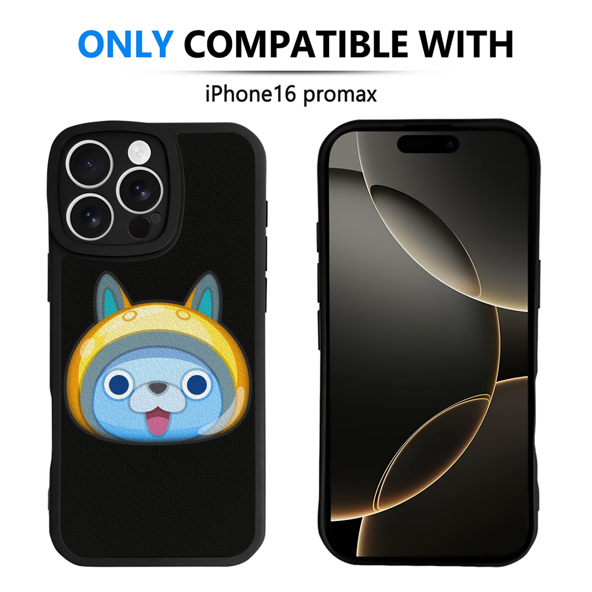 （画像用） 妖怪ウォッチ Yo-kai Watch 【iPhone 16シリーズ対応】シリコンスマホケース（レザー調） 材質：シリコン